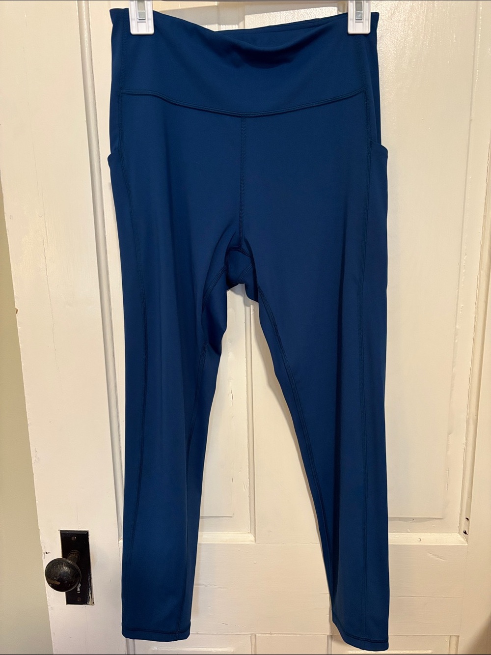 Tek Gear Ultrastretch Solid Teal High-Waist Active Leggings Large